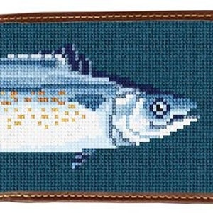 Cartera de punto de aguja con acabado de caballa Cero