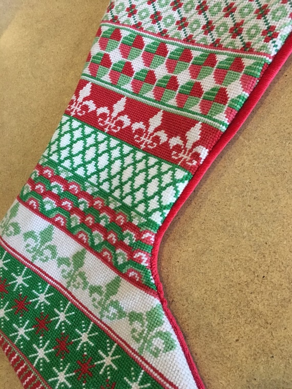 Alice Peterson Full Size Needlepoint Christmas Stocking Kits in a Variety  of Designs 