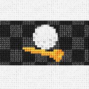 Tee Time Needlepoint Belt DIY Kit
