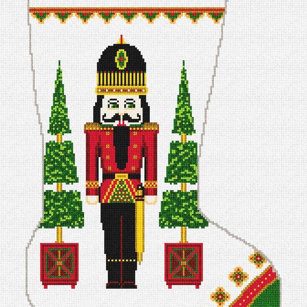 Regal Holiday Needlepoint Christmas Stocking DIY Kit