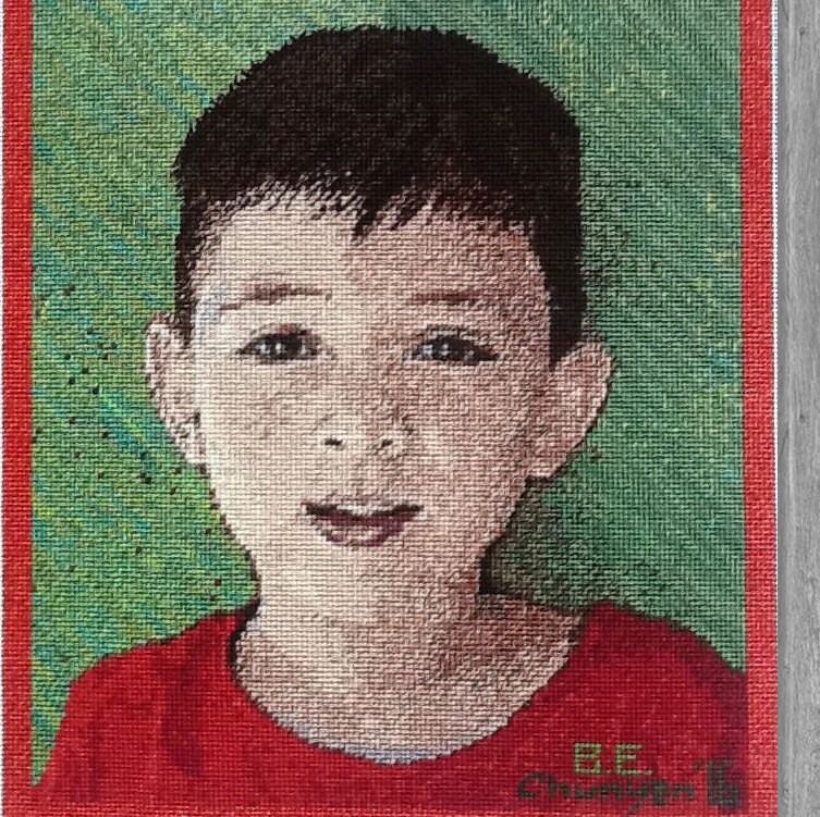 Custom Photo Needlepoint Pillow DIY Kit Etsy