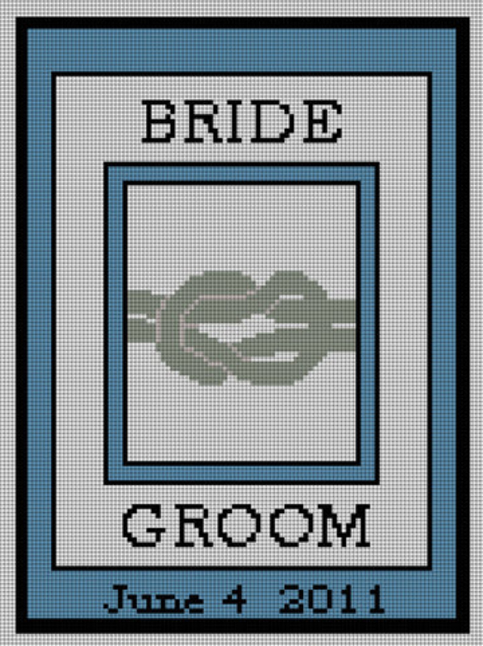 Personalized Needlepoint Ring Bearer Pillow DIY Kit 5.33 Etsy