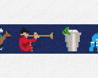 Derby Icons Needlepoint Key Fob DIY Kit