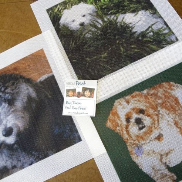 Custom Photo Needlepoint Etsy