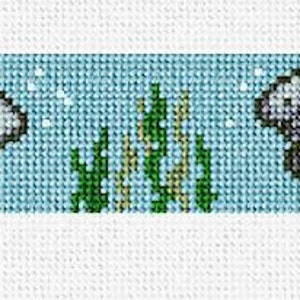 Manatee Needlepoint Belt DIY Kit