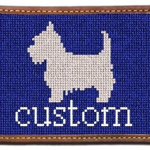 Cartera de tarjetas con bordado personalizado