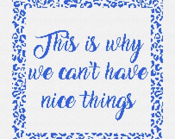 This Is Why Needlepoint DIY Kit
