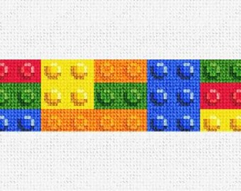Brick By Brick Needlepoint Key Fob DIY Kit