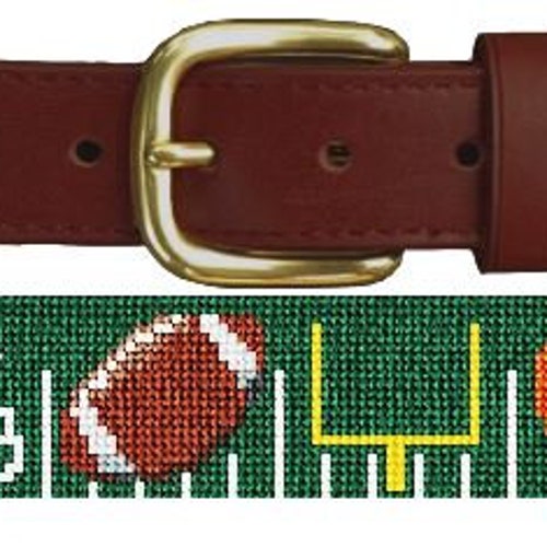 Lobster Needlepoint Belt Finished Etsy