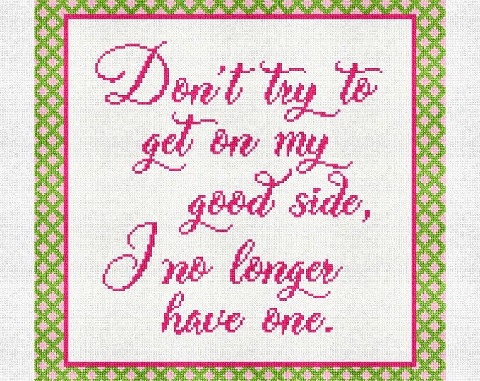 Needlepoint Canvas RHOA Quote fix It Jesus Etsy