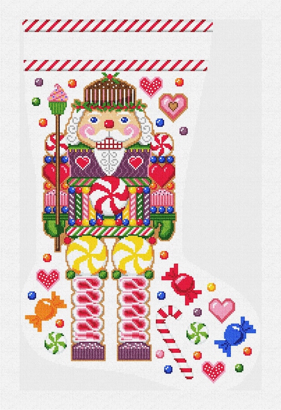 Alice Peterson Full Size Needlepoint Christmas Stocking Kits in a Variety  of Designs 