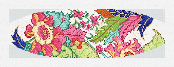 tobacco leaf needlepoint Square 13 mesh14 x 14 Tobacco Leaf Round Canvas 