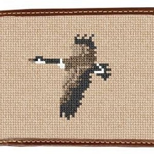 Cartera de punto de aguja terminada de Canadian Geese
