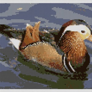 Zestaw do haftu krzyżykowego „Mandarin Duck”