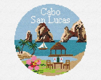 Cabo San Lucas Needlepoint Christmas Ornament DIY Kit