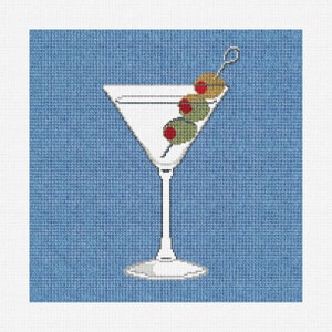 Marvelous Martini DIY Needlepoint Kit