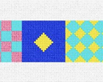 Derby Silks Needlepoint Belt DIY Kit