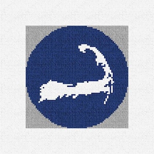 Kit de bricolaje para adornos navideños de punto de aguja de Cape Cod