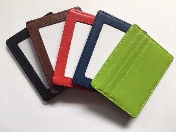 Monogram Needlepoint Finished Card Wallet