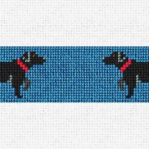 Black Lab Needlepoint Key Fob DIY Kit Etsy
