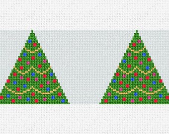 Small Treasure Tree 3-Dimensional Christmas Needlepoint DIY Kit
