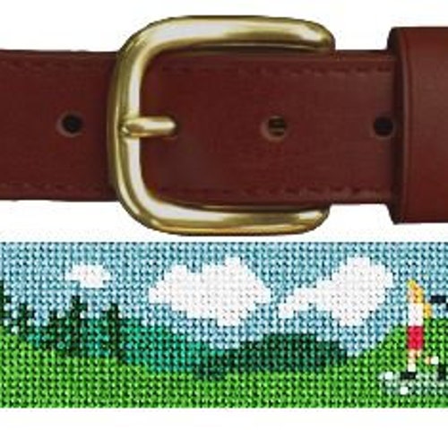Augusta National Golf Course Needlepoint Belt DIY Kit Etsy