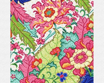 tobacco leaf needlepoint Stocking Tobacco Leaf Plate