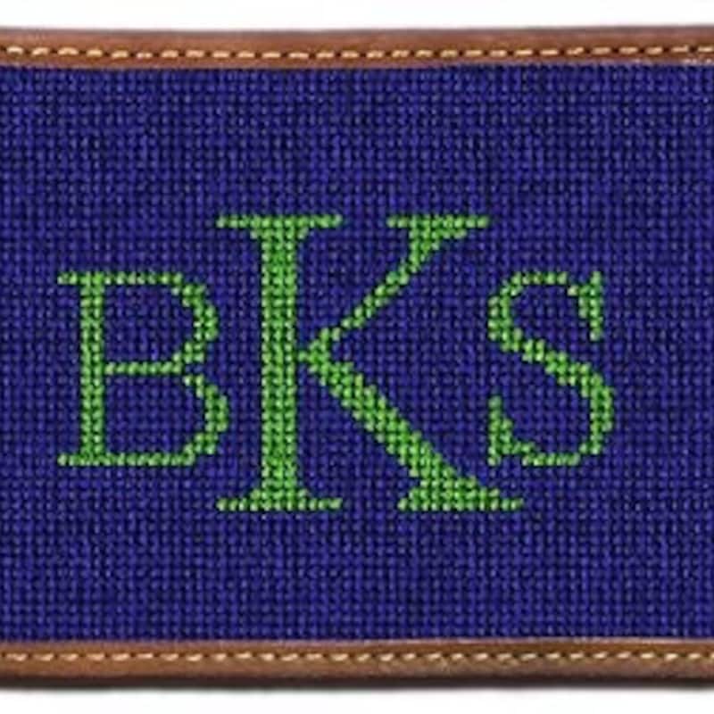 Monogram Needlepoint Etsy