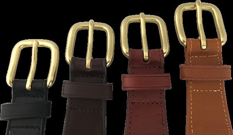 Needlepoint Belt Finishing Real Leather and Brass - Etsy