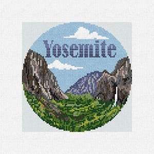Yosemite National Park Needlepoint Christmas Ornament DIY Kit
