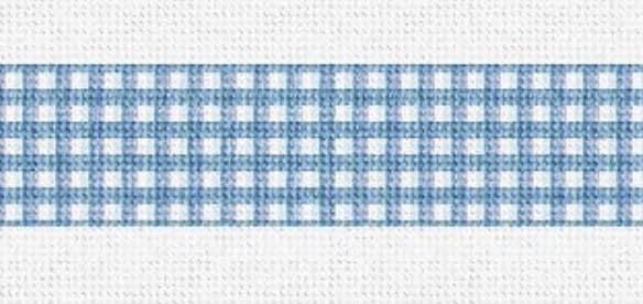 Petite Preppy Gingham Dog Collar Needlepoint DIY Kit