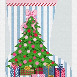 Nadelstreifen Urlaub Weihnachtsstrumpf Nadelspitze DIY Kit