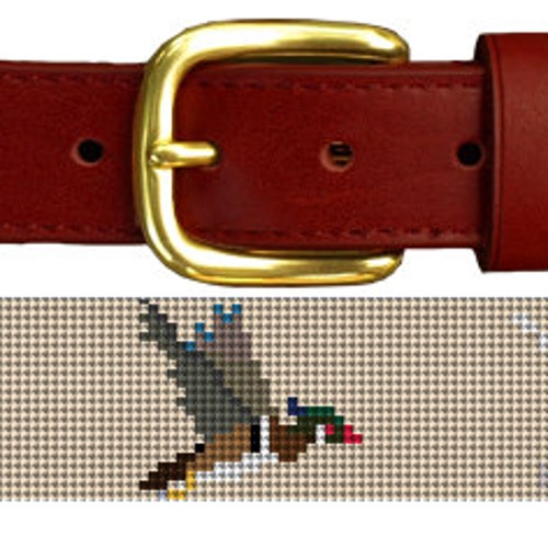 Duck Hunting Needlepoint Belt DIY Kit Etsy