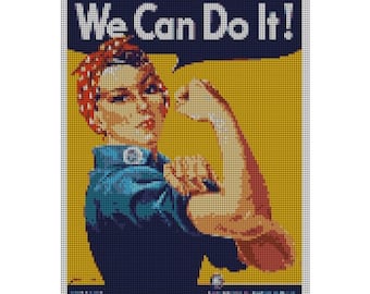 We Can Do It NeedlePoint DIY Kit