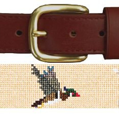 Duck Hunting Needlepoint Belt DIY Kit Etsy