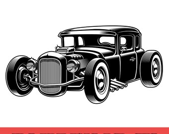 Vintage 1950s Pickup Truck SVG, Retro Vehicle Clipart (Digital Download)
