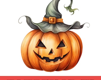 Halloween Kürbis Clipart, Herbst Design (digitaler Download)