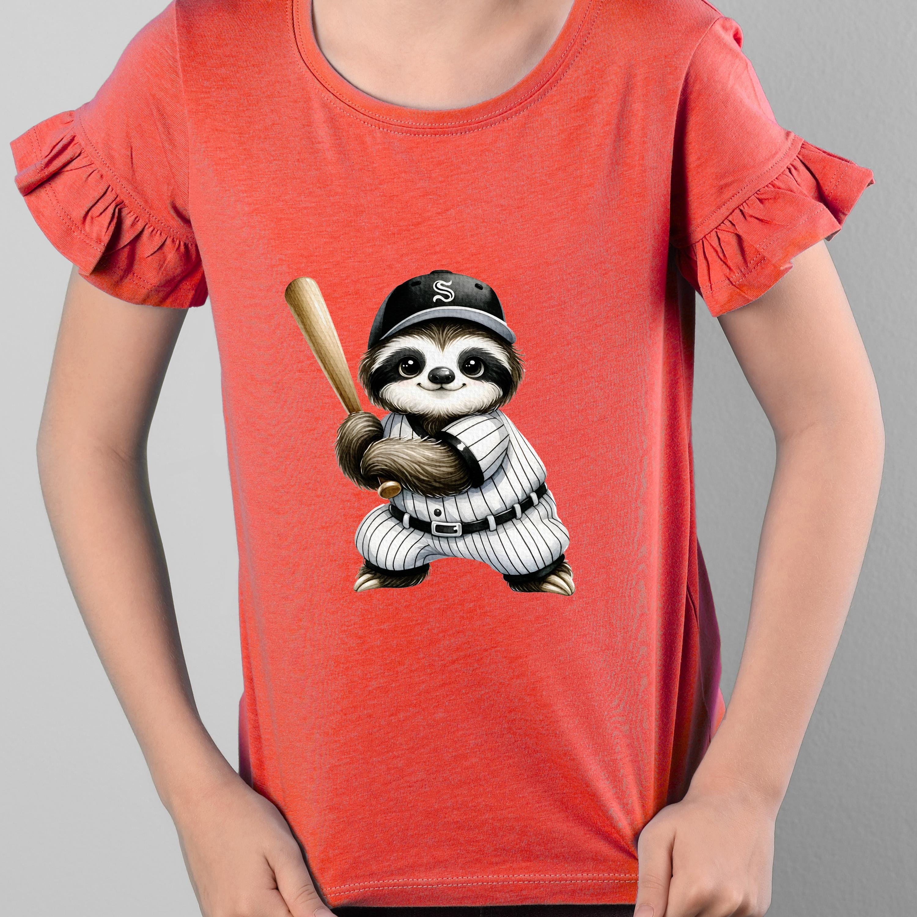 Baseball Raccon Baseball Raccoon Clipart, Funny Player Graphic, Sports Mascot Design ...