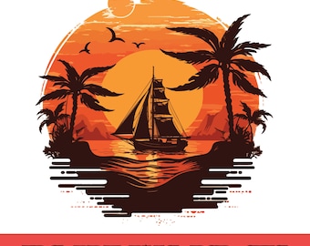 Retirement Plan Sailboat SVG, Digital Download