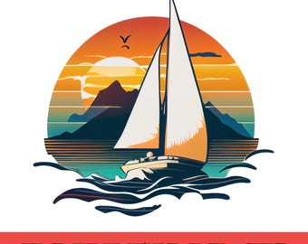 Retirement Sailing SVG, Nautical Quote Clipart (Digital Download)