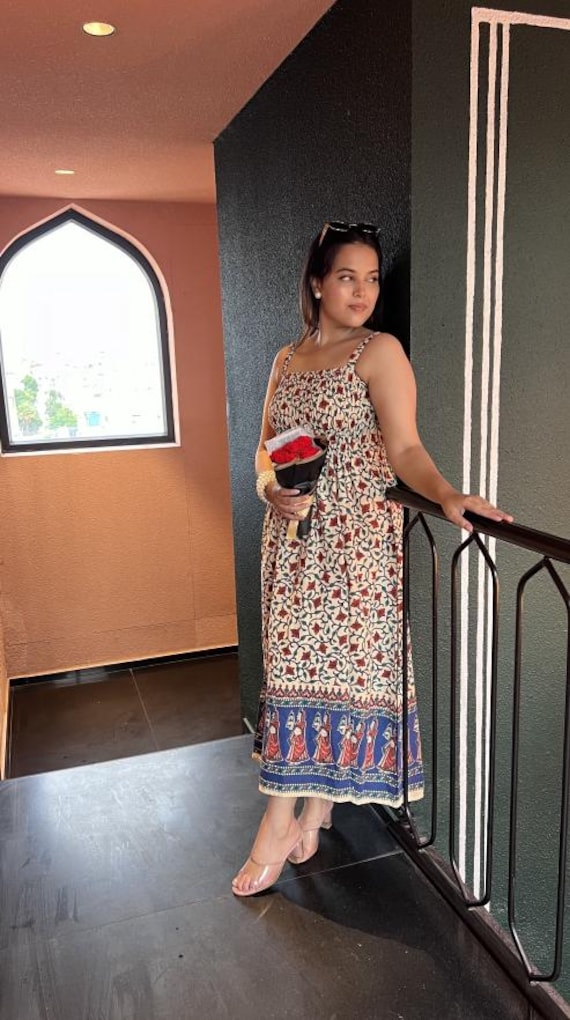 maxi rajasthani dress for women Buy .Shrisay Fashion Women's A-Line Cotton Rajasthani Paisley Print Long  Maxi Gown Dress