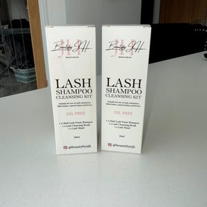 lash shampoo cleansing kit