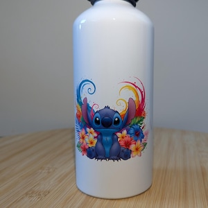 Disney Stitch Bouteille/paille/bouteille d'eau transparente 550ml