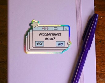 Y2K PC Holographic Sticker