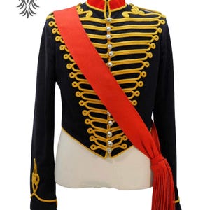 19th Century Military Dolman Jacket – Captain Uniform Historical War Reenactment Coat