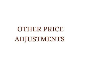 Otros cargos por ajustes de precios