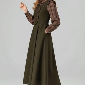 Olive Vintage Dress - Etsy