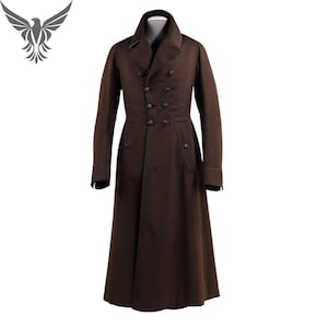 American 1835-45 Wool Overcoat – Handmade Historical Frock Coat