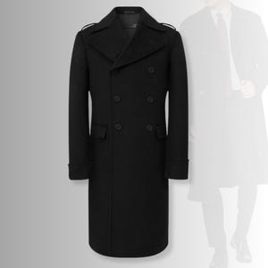 Wide Lapel Overcoat - Etsy