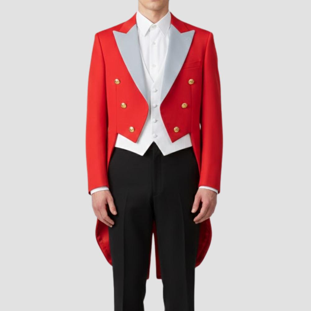 Allthemen Abito da Uomo 3 Pezzi Completo da Sposa Slim Fit Giacca a Un Bottone Formale Blazer Pantaloni Gilet Grigio Chiaro M